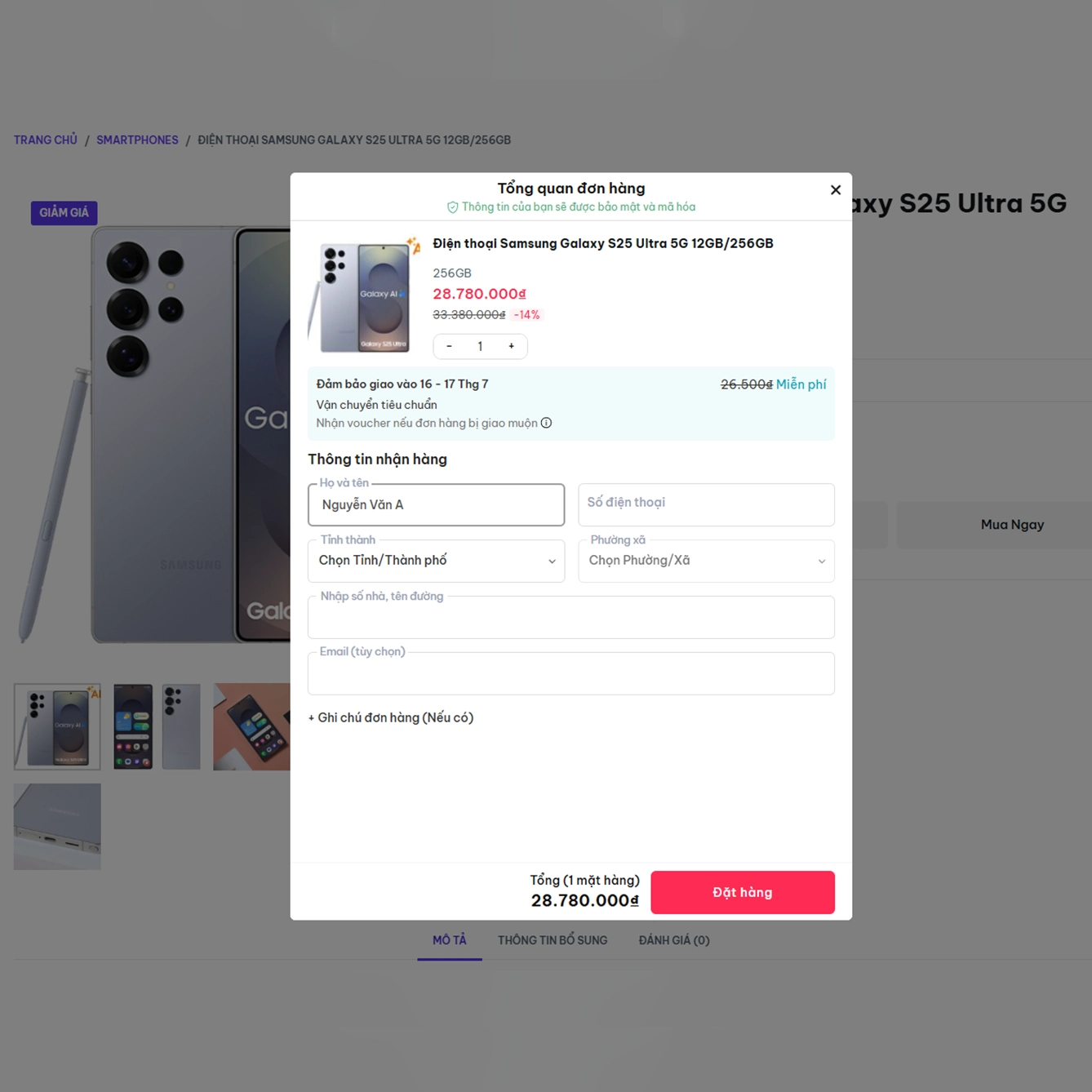 Plugin Wovaro – Mua Hàng Nhanh
