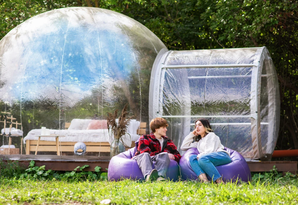 big transparent camping inflatable bubble tent